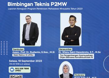 BIMBINGAN TEKNIS LAPORAN KEMAJUAN P2MW 2023